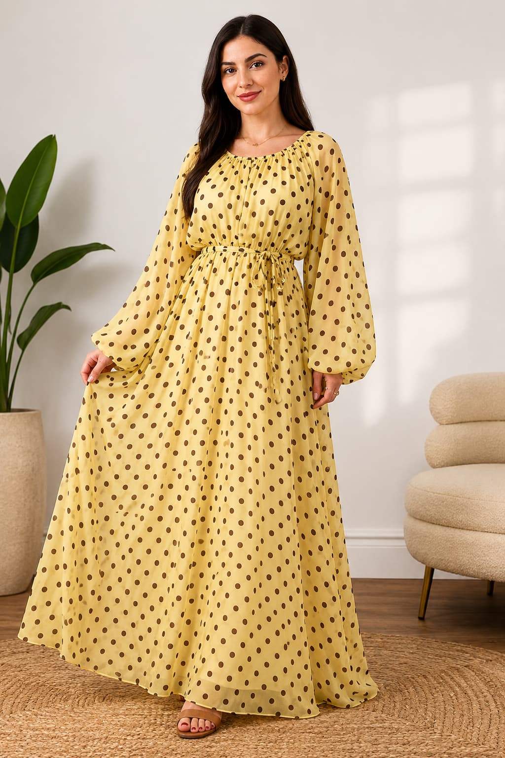 Robe Maxi Pois