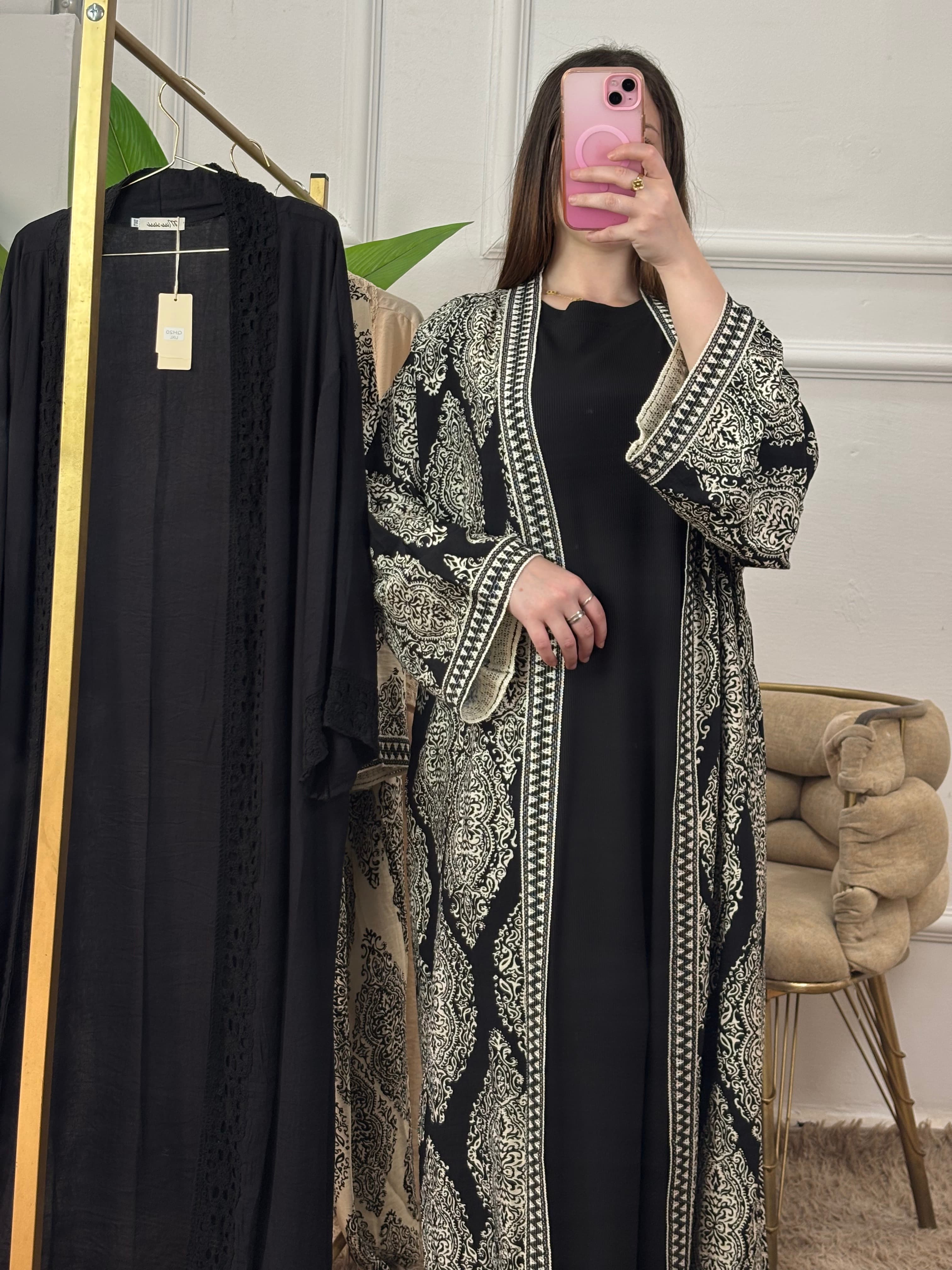 Ensemble Abaya + Robe Droite ( Emilie Paris 🇫🇷 )